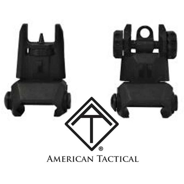 Tactical Sights Front and Rear Black