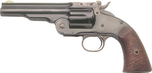CIMARRON NO.3 SCHOFIELD 38SPC - 5" FS BLUED WALNUT