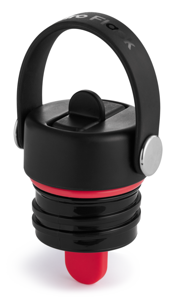 Standard Mouth Flex Straw Cap - Black