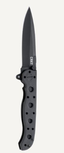 CRKT M16-01KZ 3" FINE EDGE - SPEAR POINT BLACK CLAM PACK
