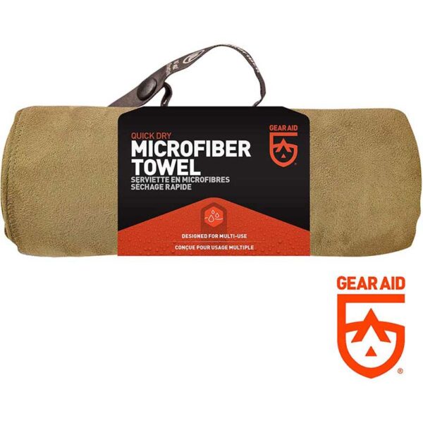 Tactical Ultra Compact Microfiber Towel Large Coyote