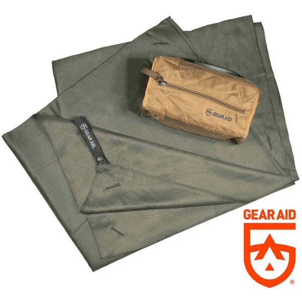Tactical Ultra Compact Microfiber Towel Large Olive Drab