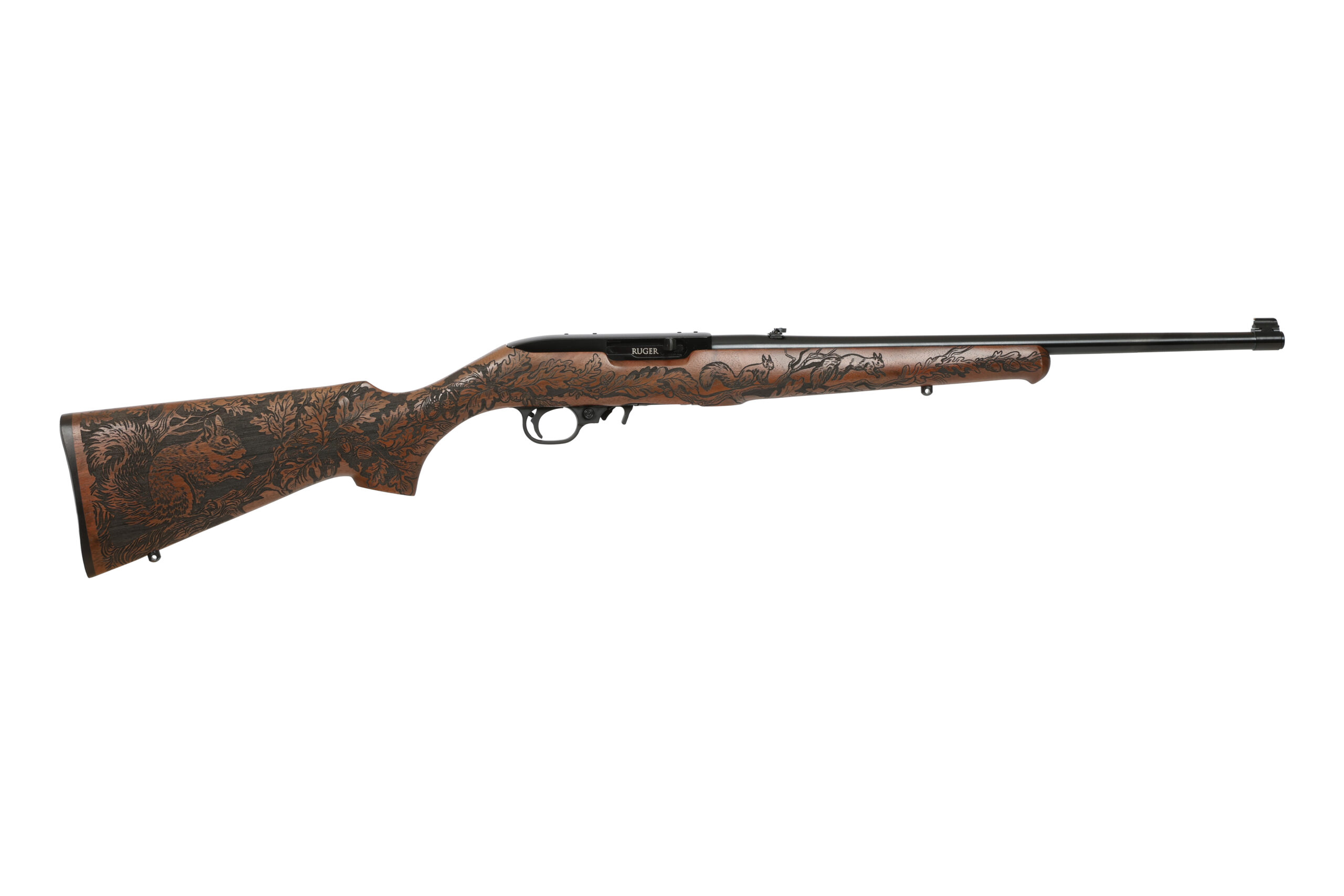 RUGER 10/22 SQUIRREL 22LR BL/WD 18.5