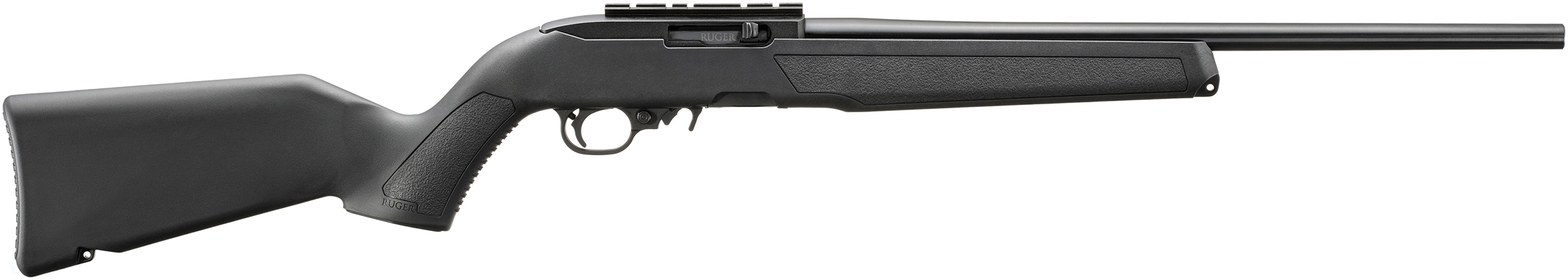 RUG 10/22 22LR 18.5 BLK 10RD RAIL