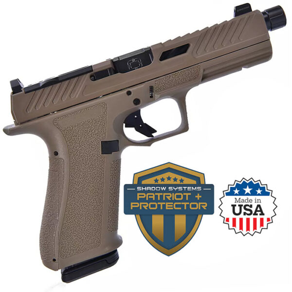 DR920 Elite Slide 9MM 4.5 inch 17 Round FDE Optic Ready w/Night Sights Threaded