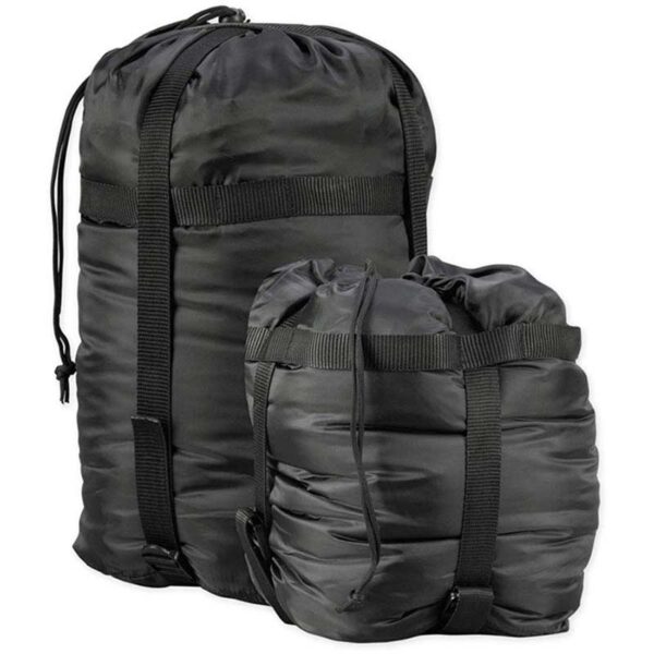 Compression Stuff Sack Black Large 16x7 inches