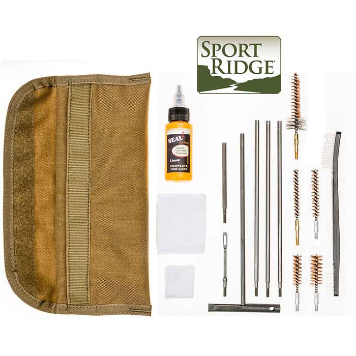 Universal GI Field Cleaning Kit 13 Piece Coyote 556/223/9MM