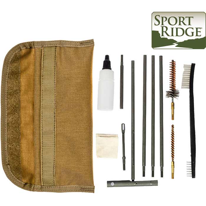 AR15/M4 556/223 GI Field 12 Pieces Cleaning Kit Tan