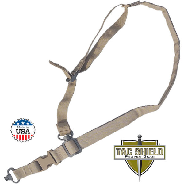 Warrior Sling 2n1 Padded Web Quick Adjustment QD Push Button Swivel 1 1/4 inch C