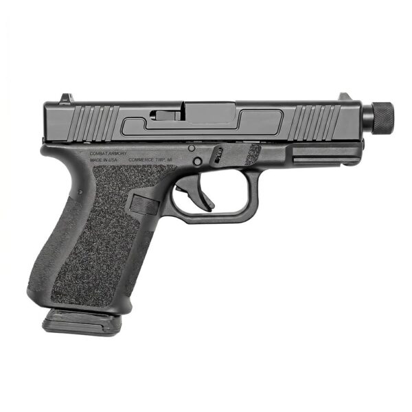 Combat Armory CA19 Handgun 9mm Luger 10rd Magazine 4.49" Threaded Barrel Black with Standard Sights