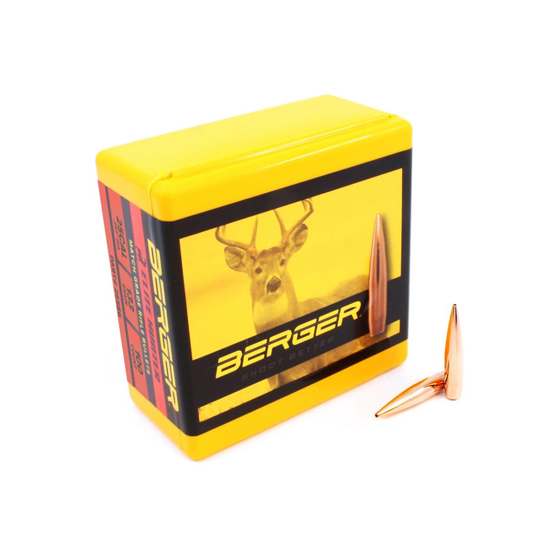 Berger Elite Hunter Rifle Bullets .25 cal 133gr 100/ct