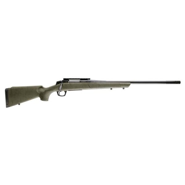 CVA Cascade XT Rifle 35 Whelen 3rd Capacity 24" Threaded Cerakote Black Barrel OD Green/Black Web Stock Pic Rail
