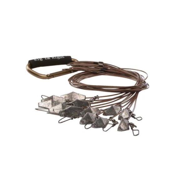 Rig 'Em Right Xtreme Coated Cable Decoy Anchors 54" 6oz 12/ct