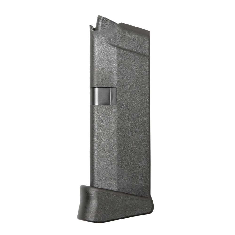 Glock Factory Original Glock 42 Magazine w/Extension Glock 42 .380 ACP Black Polymer 6/rd