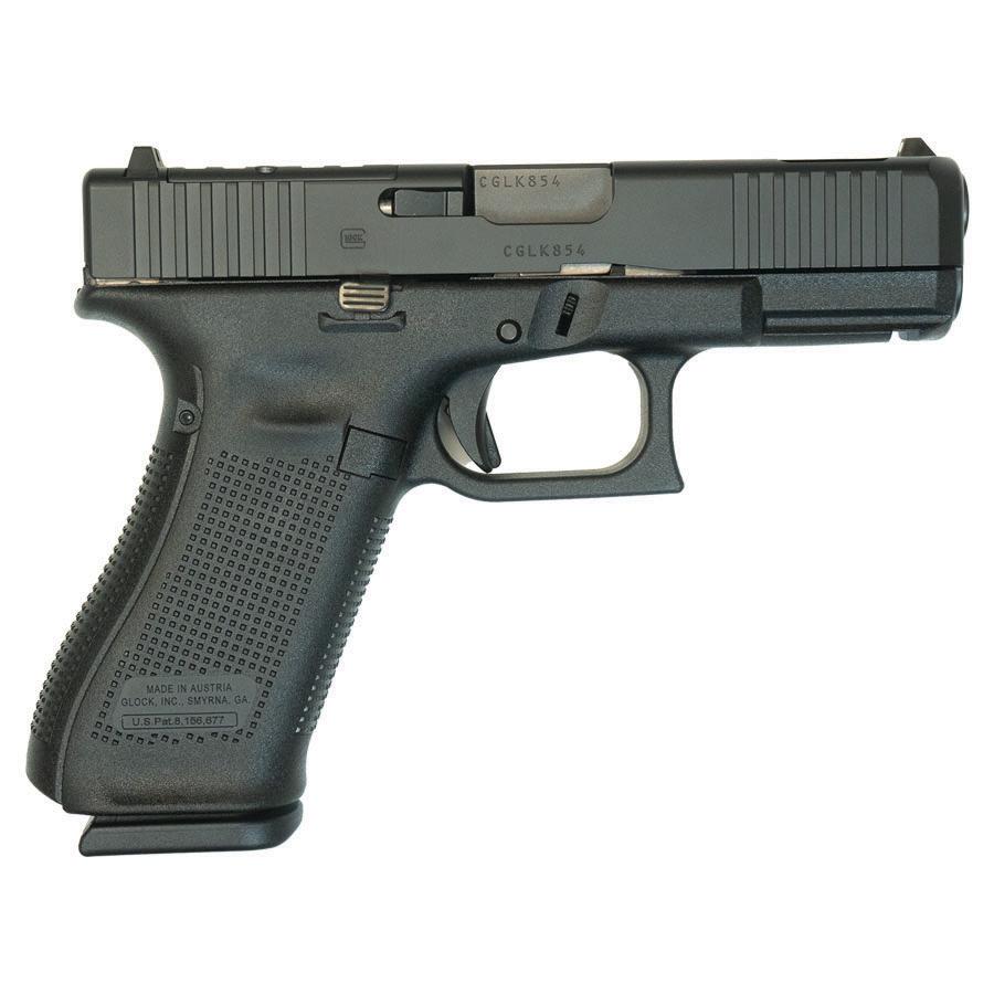 Glock V-Series Optic Ready Model 45 Handgun 9mm Luger 17rd Magazines (3) 3.7" Ported Barrel Black Cerakote Austria