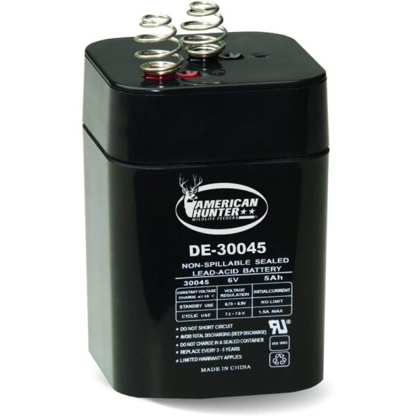 American Hunter Rechargeable Lantern Battery 6V 5A Spring Top