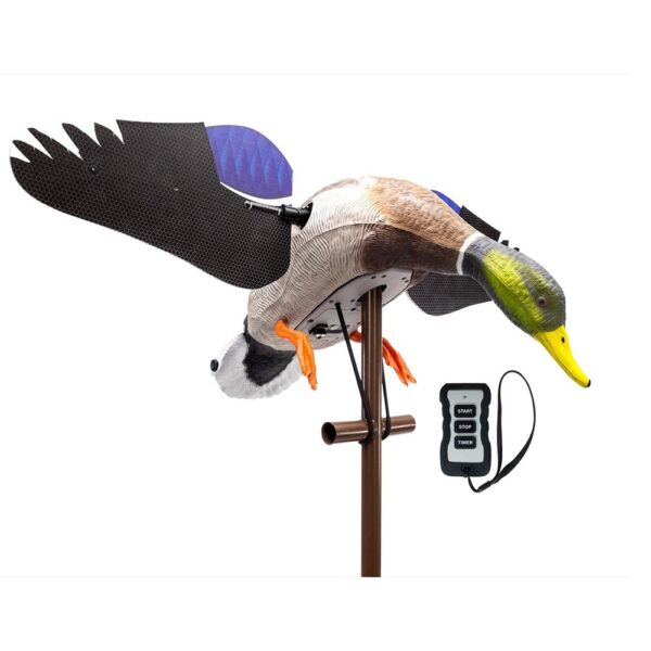 Higdon Flasher Pro Motion Duck Decoy with Remote - Mallard Drake
