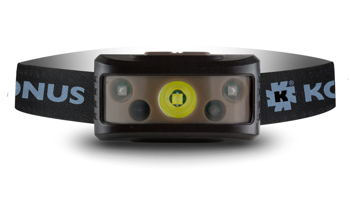 Konus Konusflash-7 Rechargeable Headlamp 236 lumens 4 modes w Hand Motion Sensor