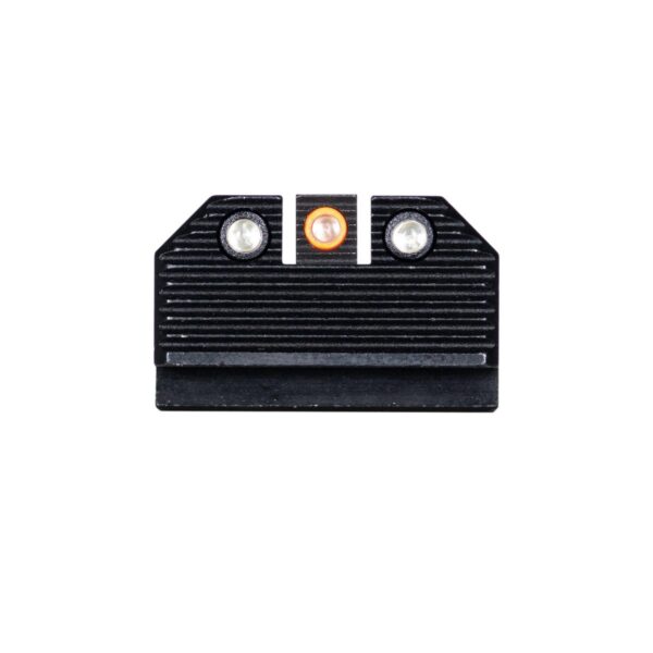 Night Fision Optics Ready Stealth Night Sight Set Orange Front Black Rear for Glock 43x MOS