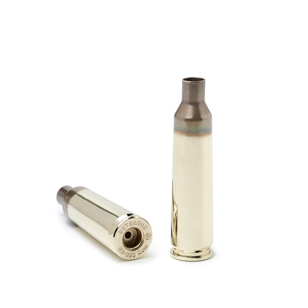 Peterson LRP(Large Rifle Primer) Unprimed Brass .22-250 Rem - 50/ct