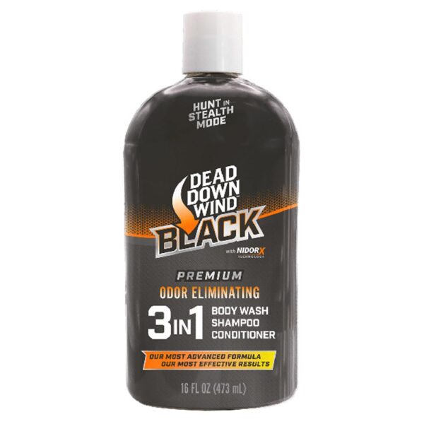 Dead Down Wind Black Premium 3-in-1 Body Wash/Shampoo/Conditioner 16 oz