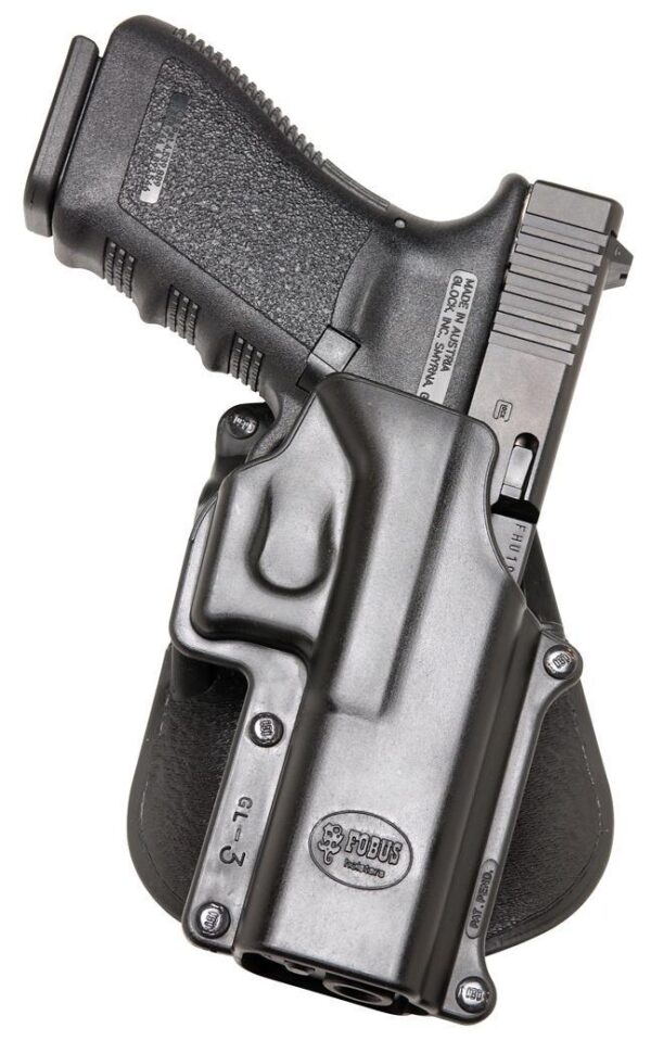 Fobus Standard Paddle Holster for Glock 20|Glock 21|Glock 37|Glock 38 Black Right Hand
