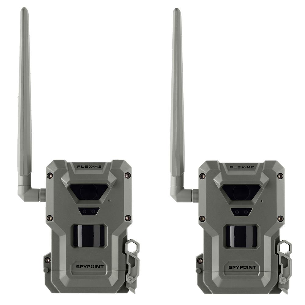 Spypoint FLEX-M2 Cellular Trail Camera 32MP Twin Pack