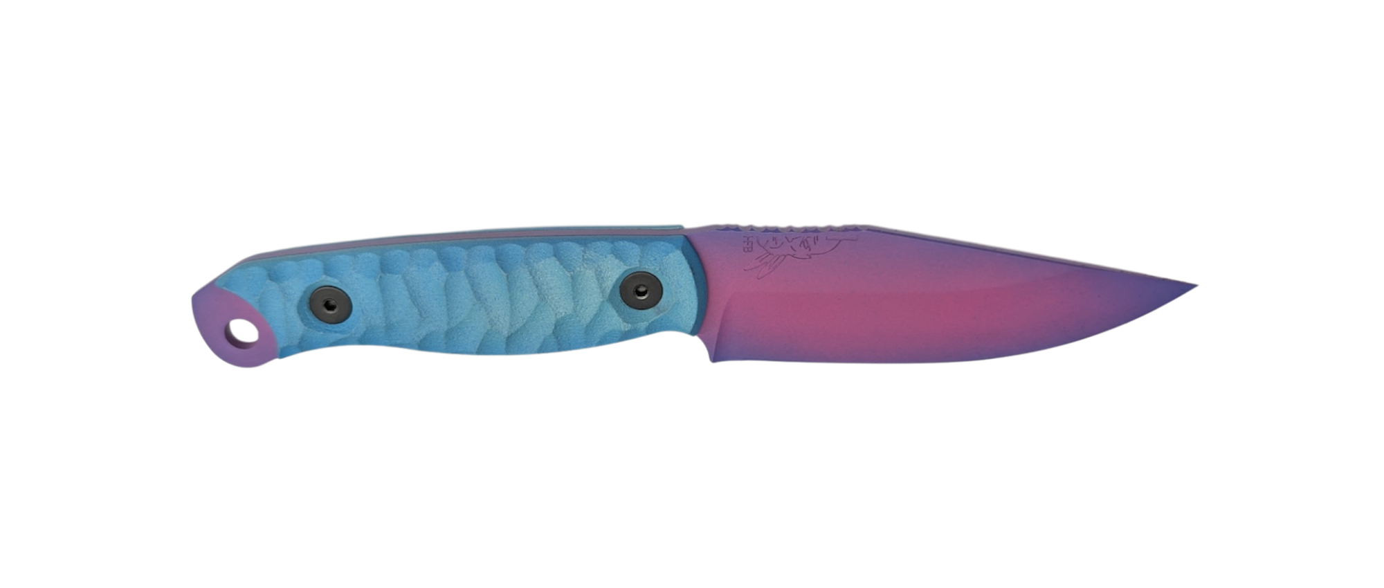 HALF FACE BLADES CROW SCALPER AURORA 4" BLADE, 8.3"OA, S45VN STEEL, MICARTA GRIP