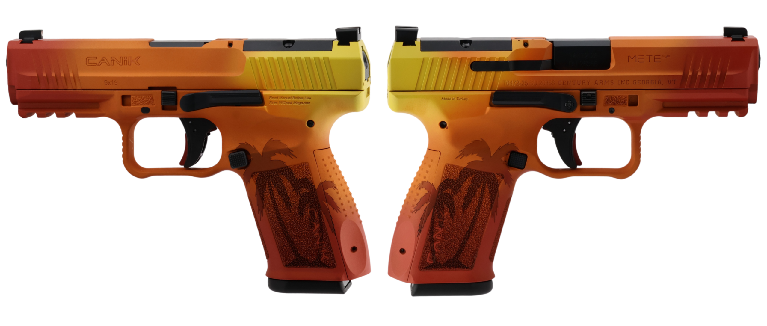 CENTURY CANIK METE SF SUNSET 9MM BLK PSTL 4.19" 1-15RD MAG