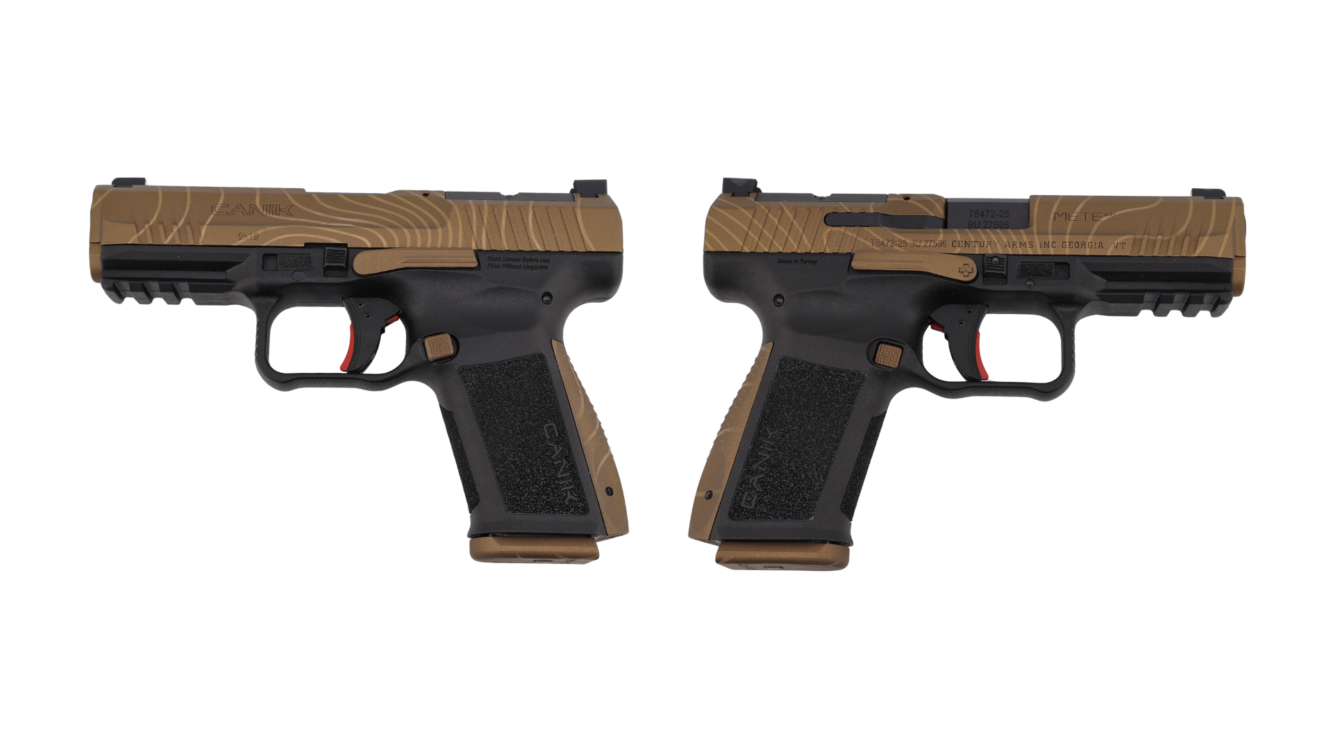 CENTURY CANIK METE SF TOPO 9MM PISTOL 2-15RD MAGS