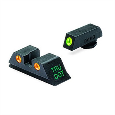 SIGHT SET (FIXED GREEN/ORANGE) FOR 10MM & 45ACP