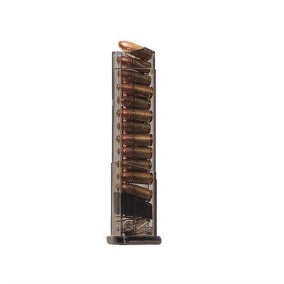 MAG EXTENDED 12-RD 9MM SMITH AND WESSON SHIELD CARBON SMOKE
