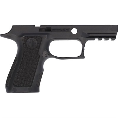 LXG GRIP MODULE LASER ENGRAVED  P320-COMPACT 9/40/357 BLACK