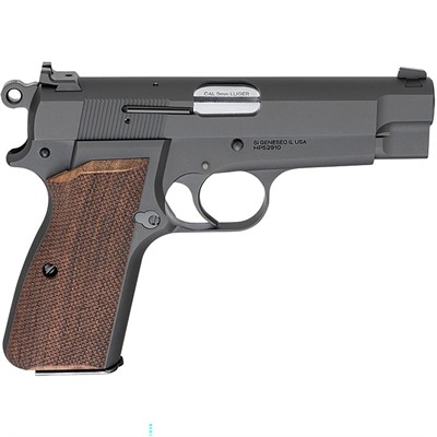 SA-35 9MM LUGER 4'' BBL (1)15RD MAG TS BLUED/WALNUT GRIPS
