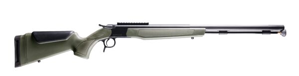 CVA OPTIMA .50CAL BLK/ODG RAIL