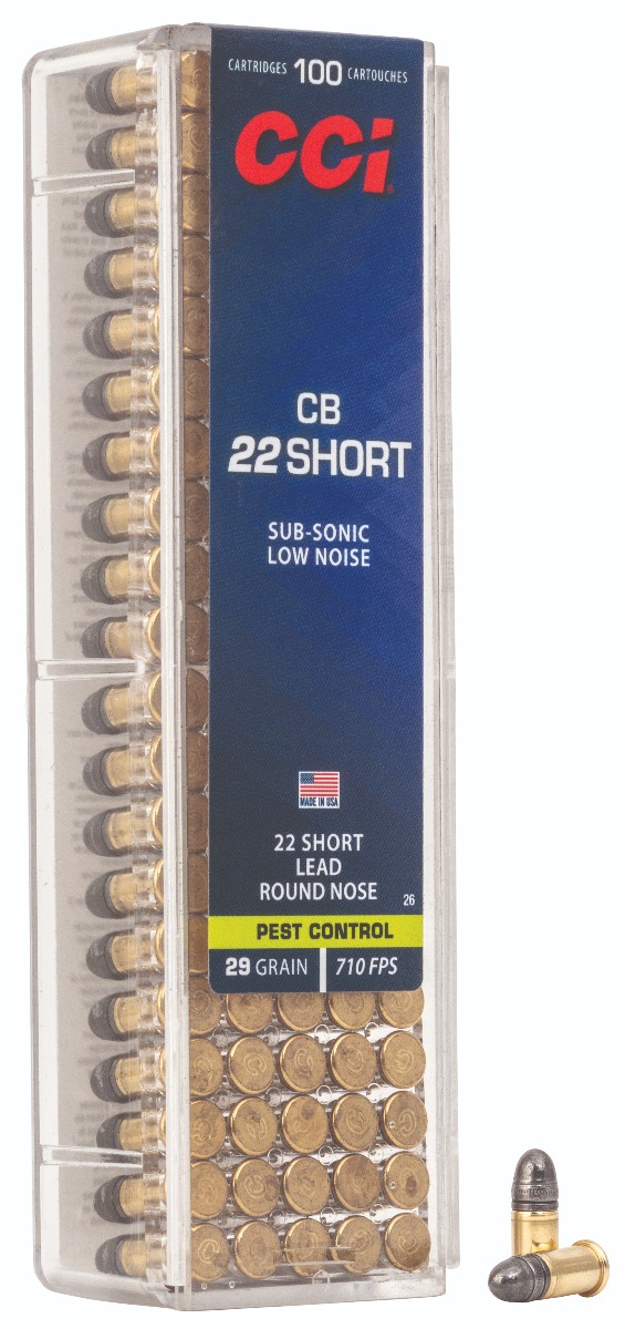 CCI 22CB SHORT 29GR LRN 100RD
