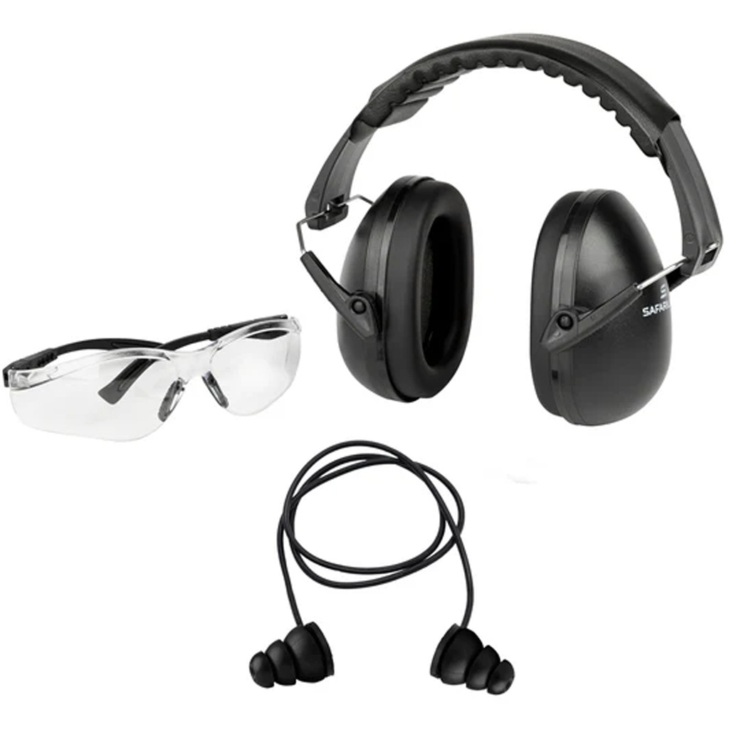 Safariland Pro Impulse Range Kit Eye Protection, Earmuffs, Impulse Plus In Ears