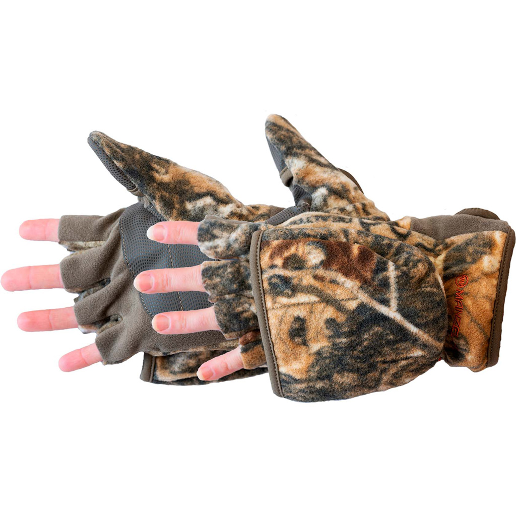 Manzella Youth Bowhunter Convertible Glove Realtree Edge (RXE) MD