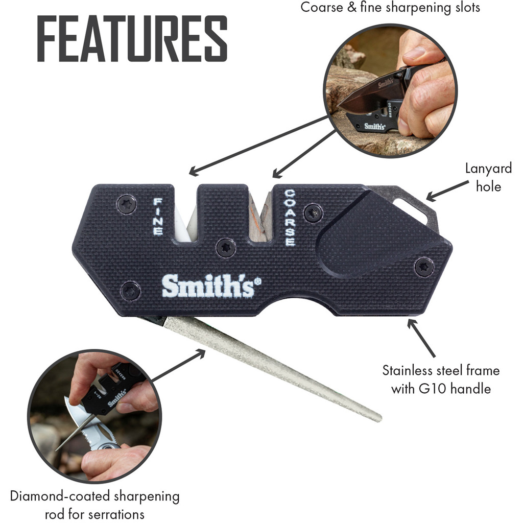 Smiths PP1-Mini Tactical 2-Stage Sharpener OD Green