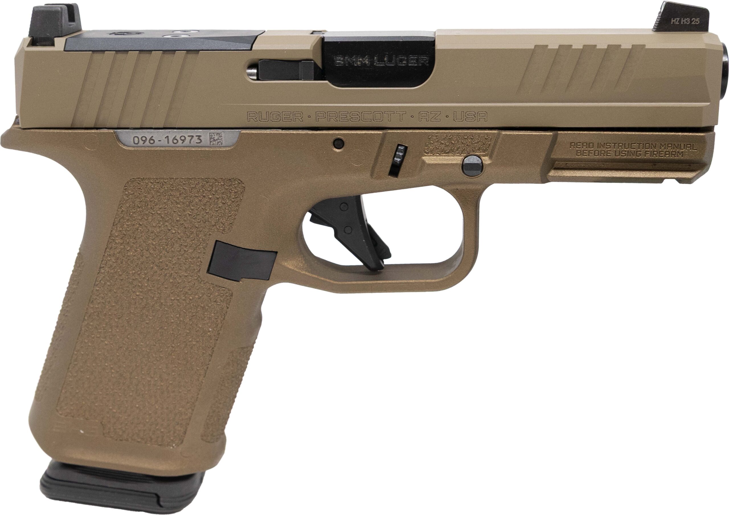 RUG RXM 9MM PST FDE 15RD DE