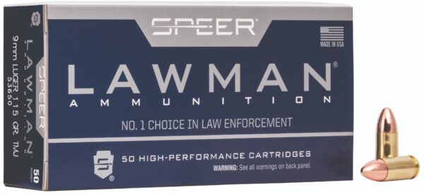 SPR 9MM 115GR LAW TMJRN 50RD