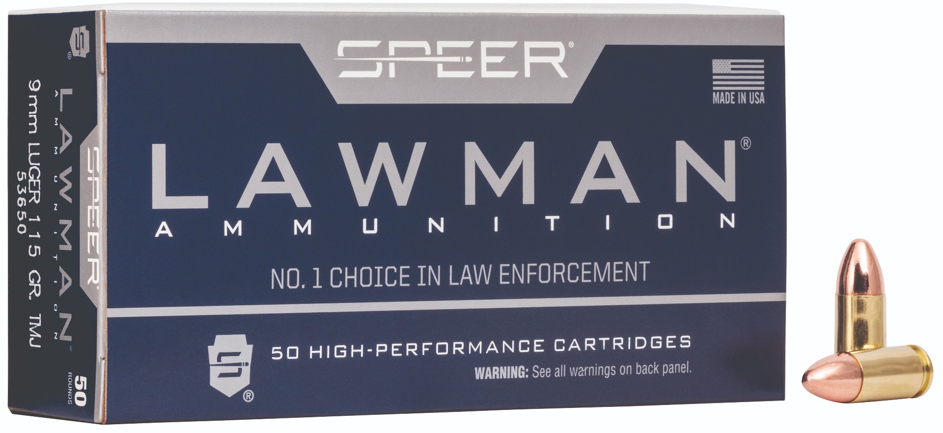 SPR 9MM 115GR LAW TMJRN 50RD