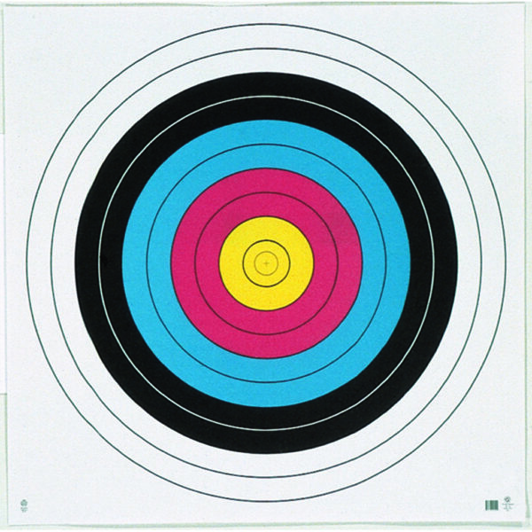 Maple Leaf Target Face FITA 10-Ring 80 cm. 25 pk.