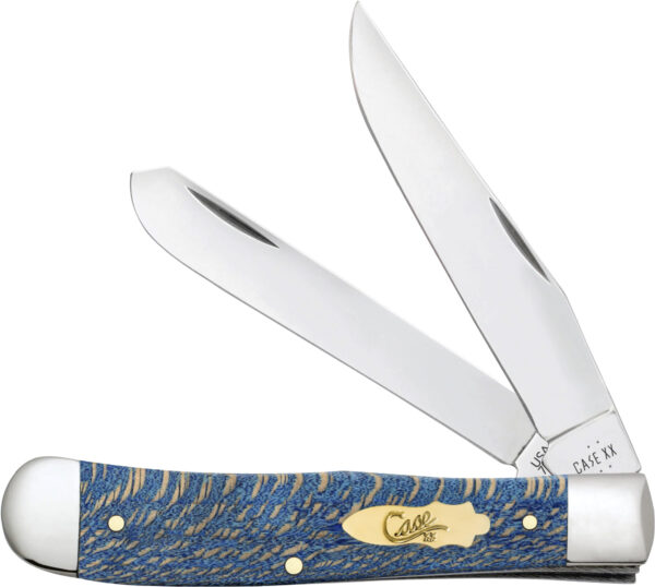 CAE Trapper Knife with Blue Sycamore Handle