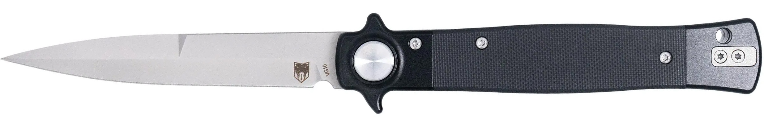 CBT Stiletto Button Lock Black
