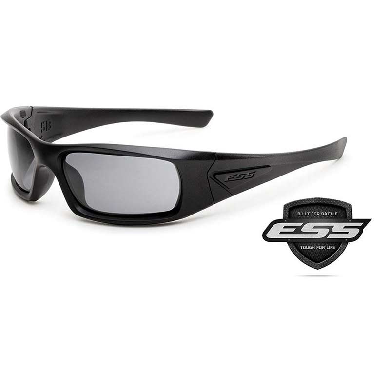 5B Smoke Gray Lens Black Frame Protective Glasses