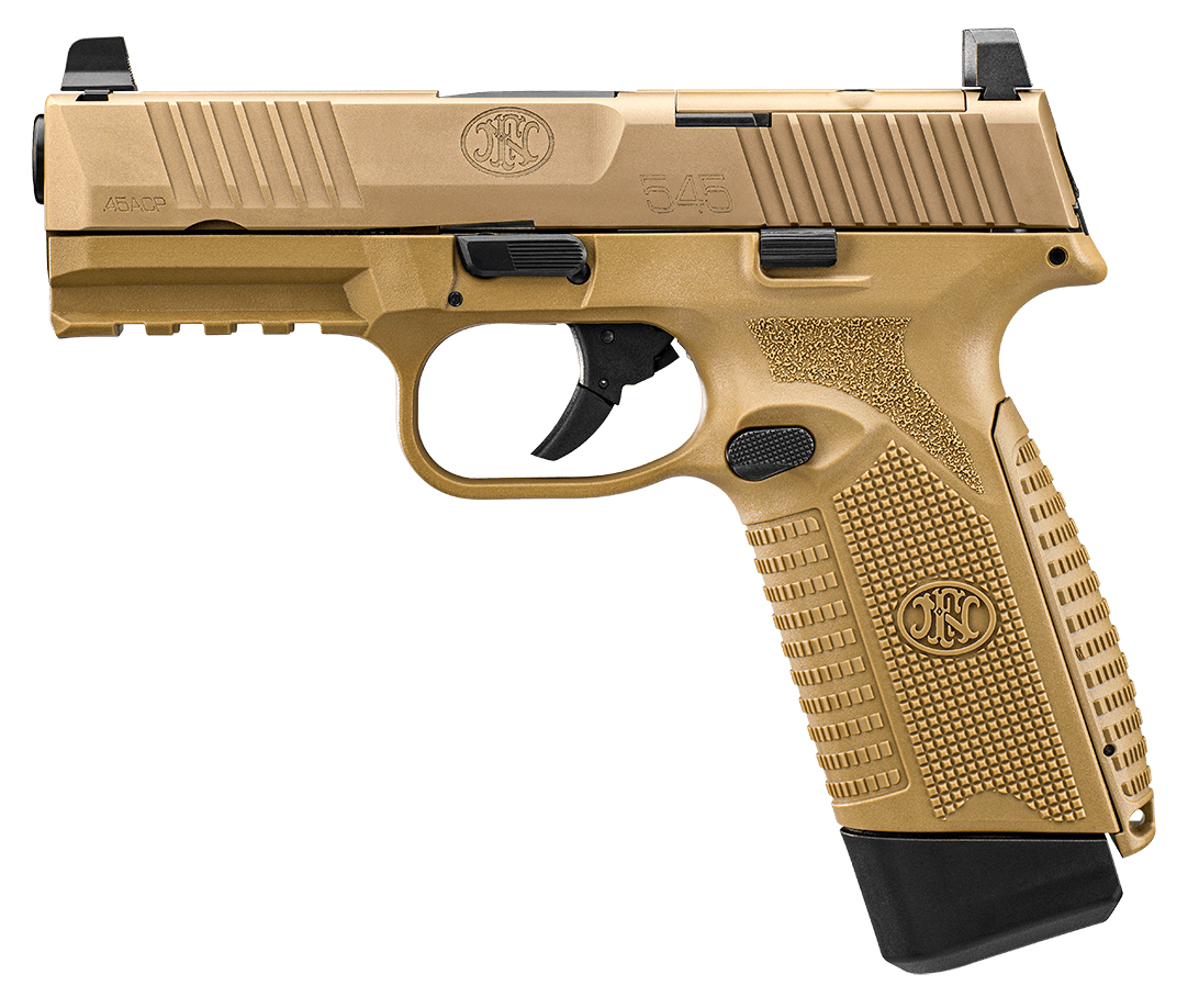 FN 545 MRD 45 ACP Pistol 4.1" FDE 15-Round