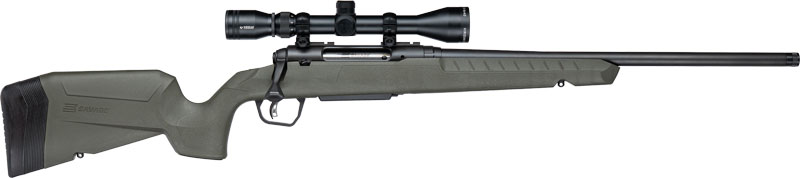 SAVAGE AXIS 2 XP 7MM-08" 20" - THREADED W/3-9X40 BLACK/GREEN