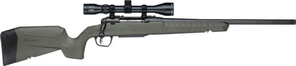SAVAGE AXIS 2 XP 30-06 20" - THREADED W/3-9X40 BLACK/GREEN