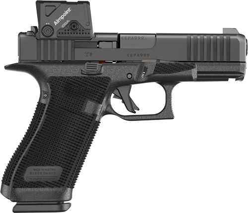 Glock 45 DC8 9mm Gen6 17rd with Aimpoint Red Dot - Black
